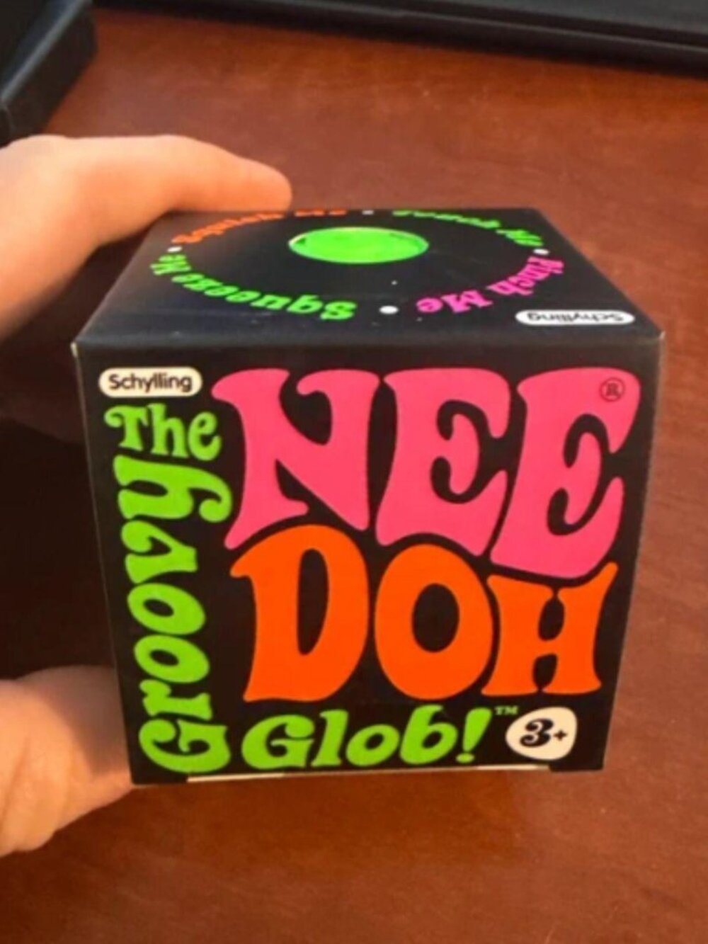 Authentic GREEN Nee Doh Groovy Glob Brand New in Box